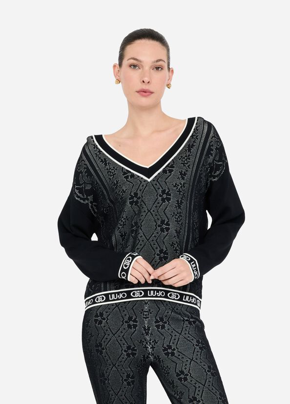 Sweaters zwart Liu Jo