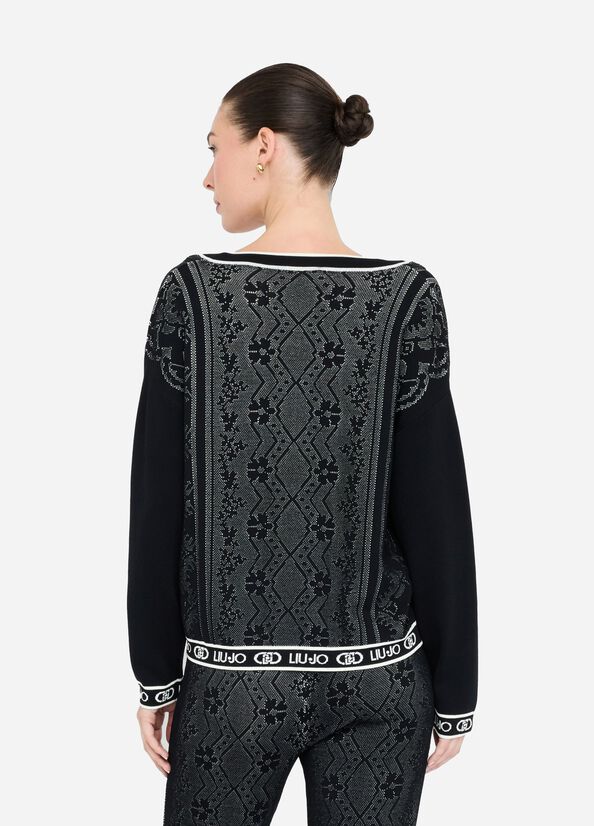 Sweaters zwart Liu Jo