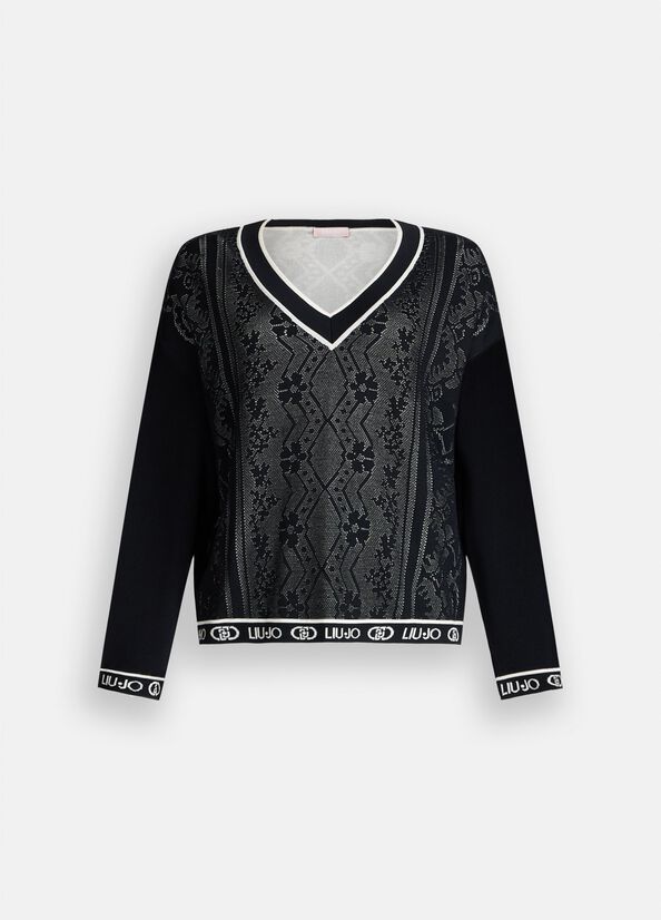 Sweaters zwart Liu Jo