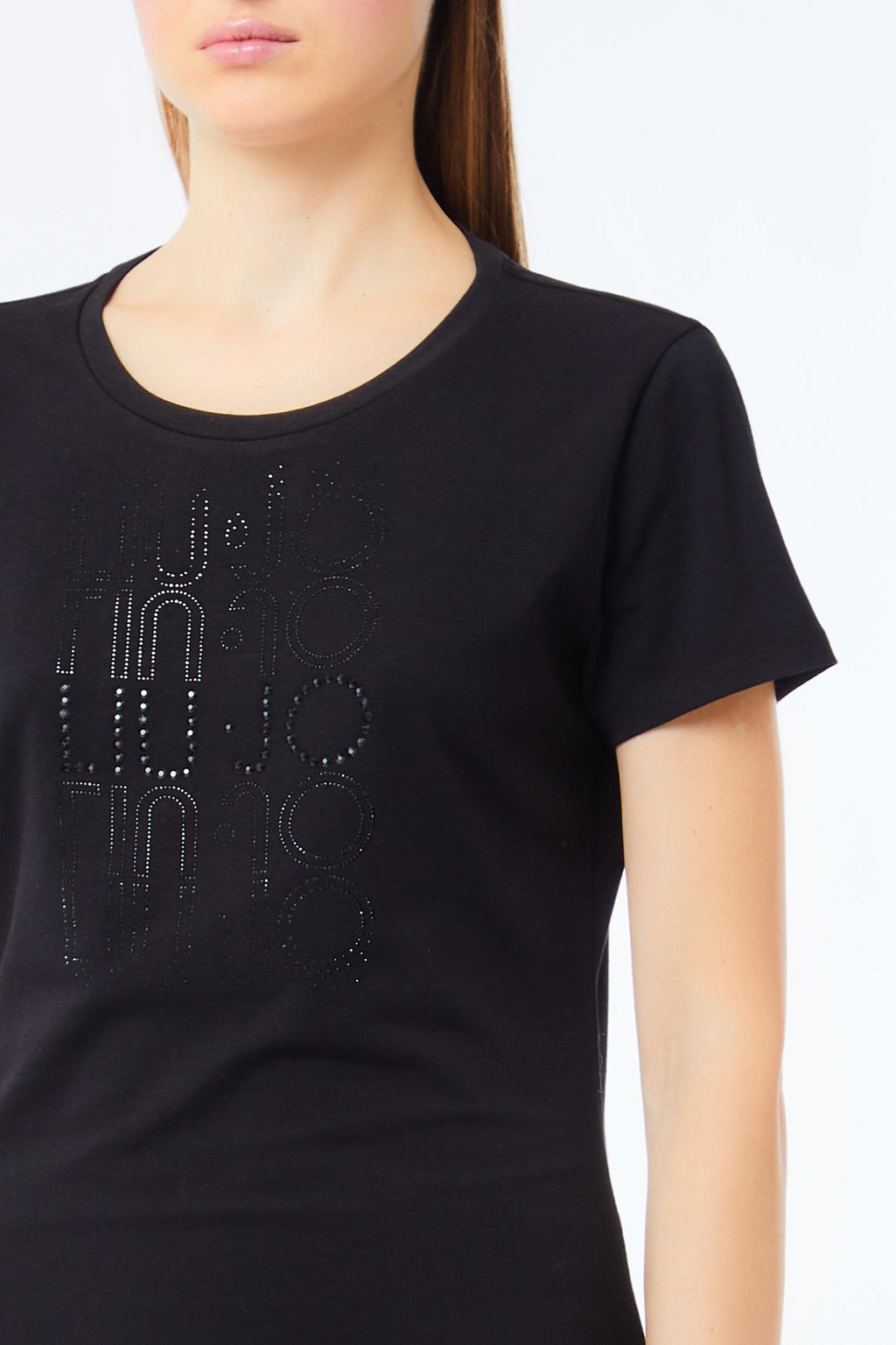 T-shirts korte mouw zwart Liu Jo