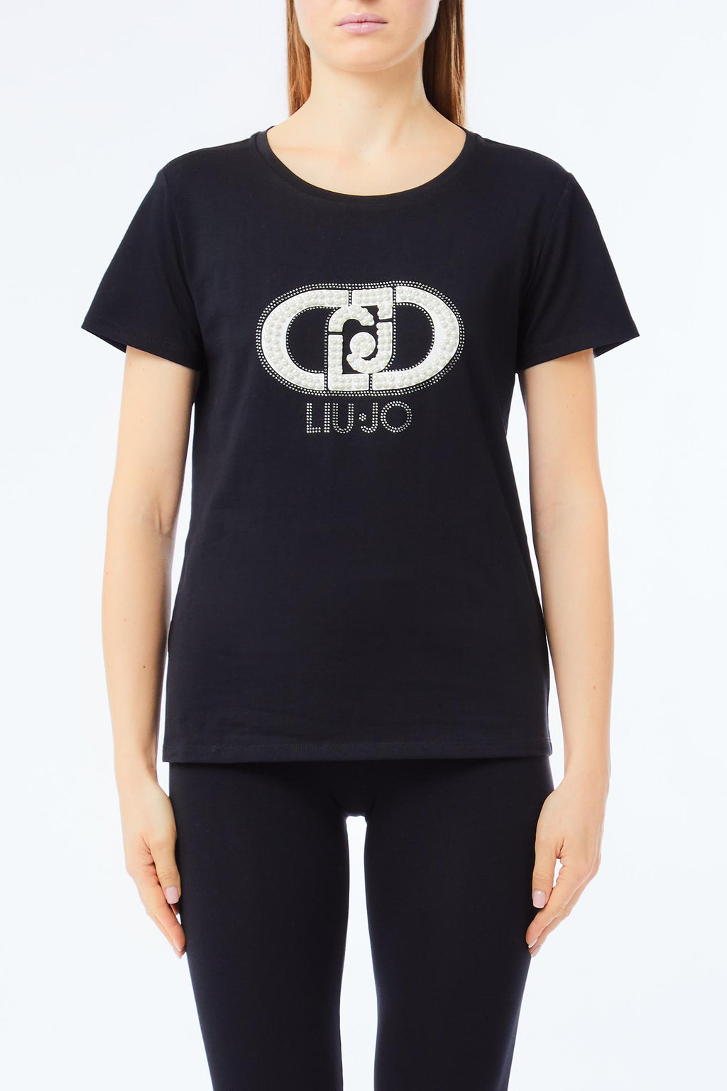 T-shirts korte mouw zwart Liu Jo