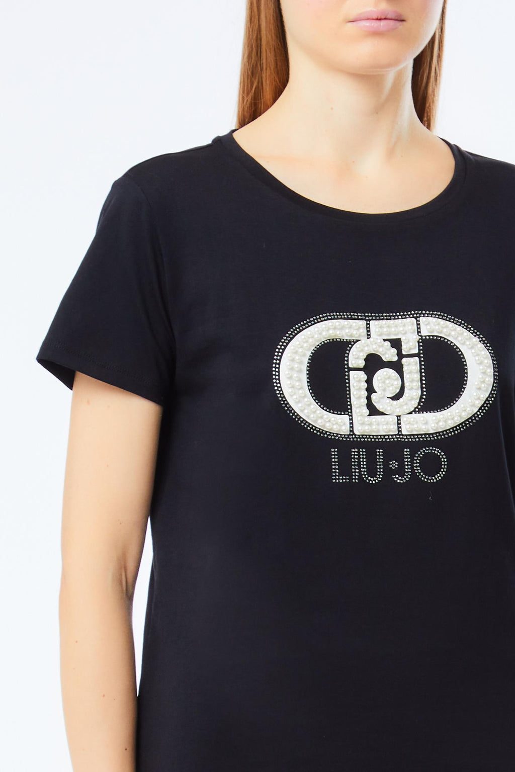 T-shirts korte mouw zwart Liu Jo