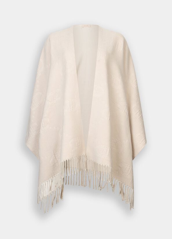 Poncho's beige Liu Jo