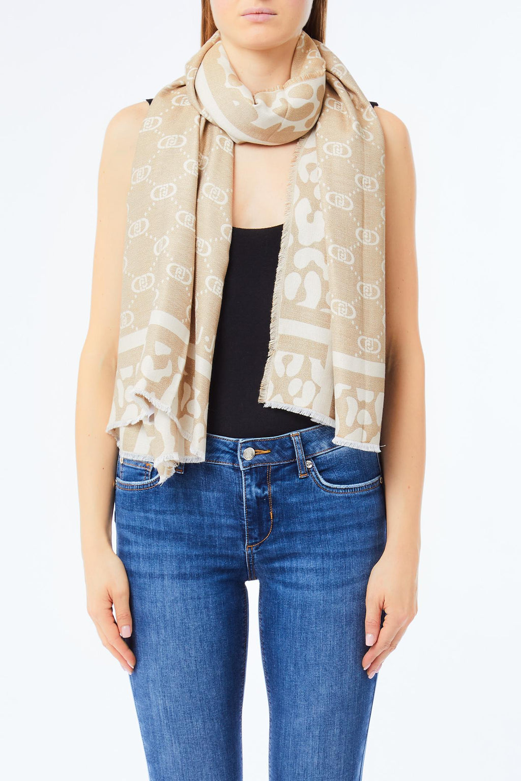 Sjaals beige Liu Jo
