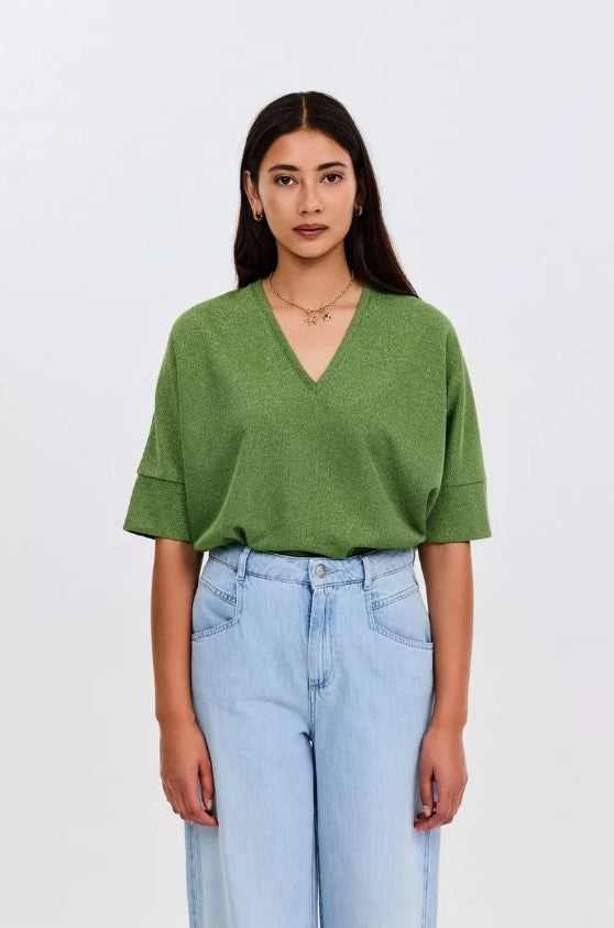T-shirts korte mouw groen CKS