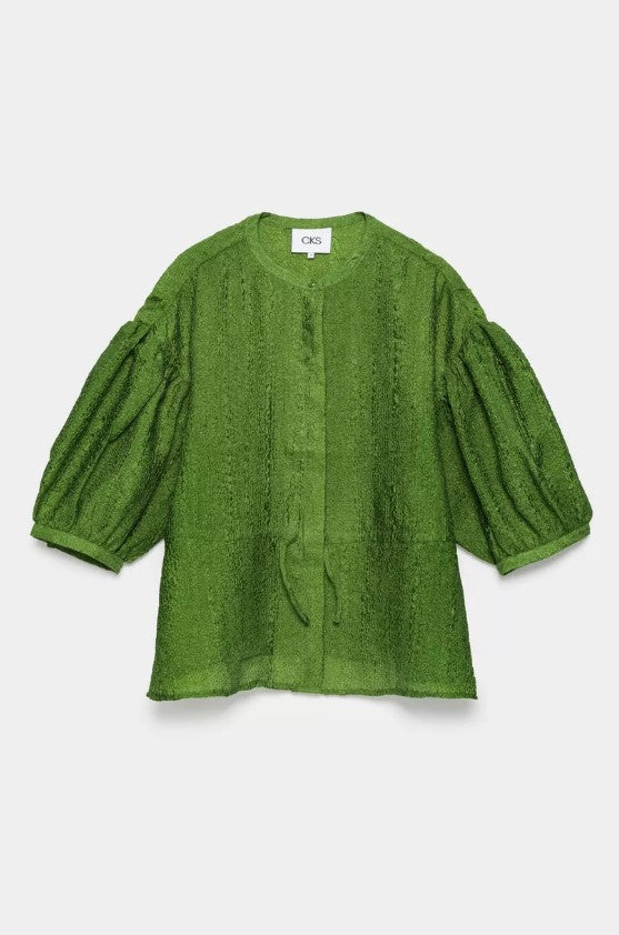 Blouses lange mouw groen CKS