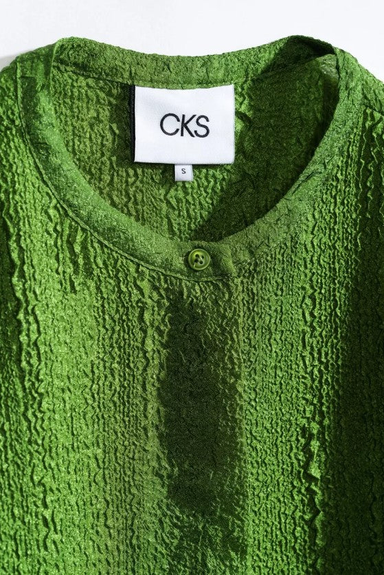 Blouses lange mouw groen CKS