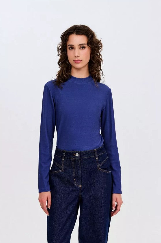 T-shirts lange mouw blauw CKS