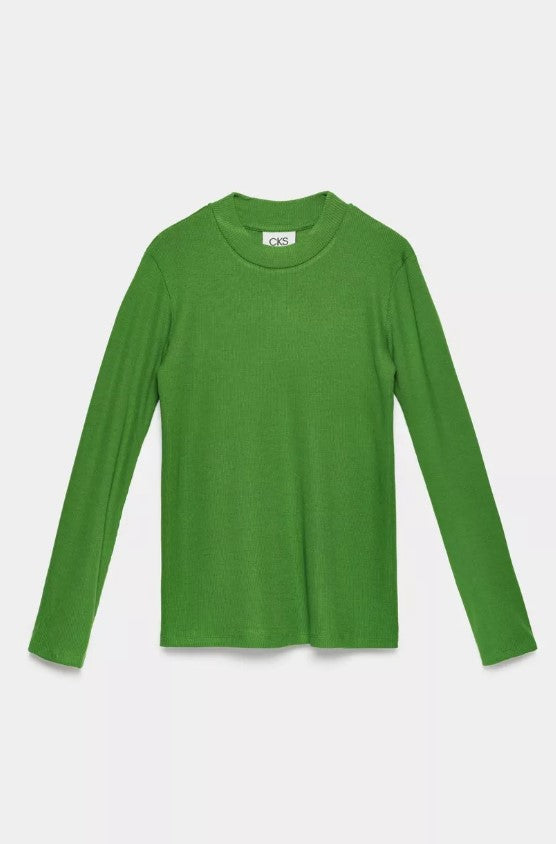 T-shirts lange mouw groen CKS