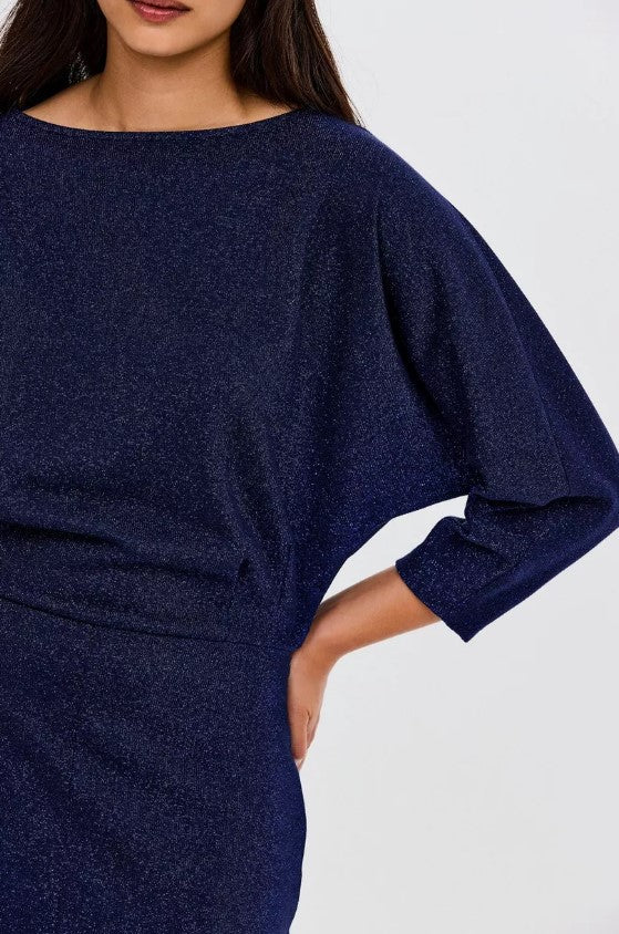 Jurken lange mouw navy CKS