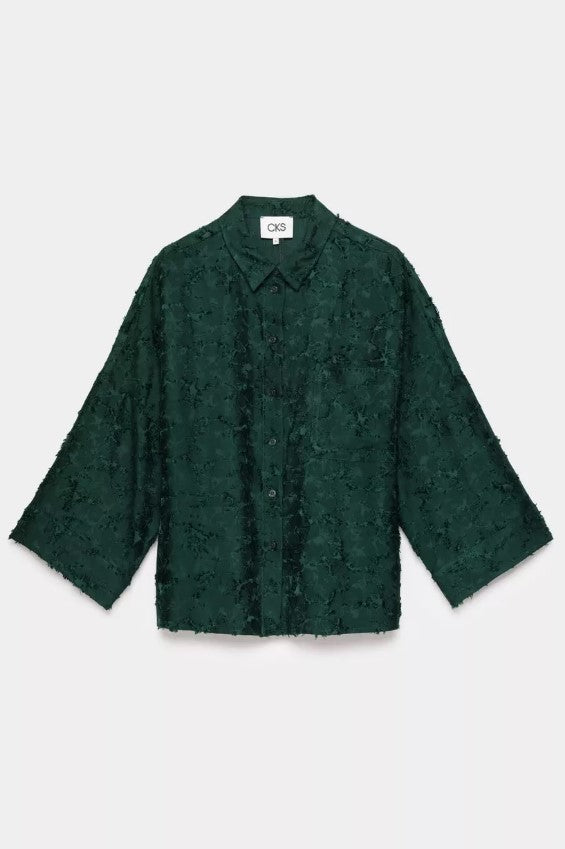Blouses lange mouw groen CKS