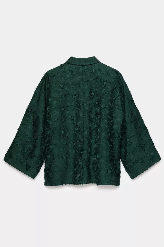 Blouses lange mouw groen CKS