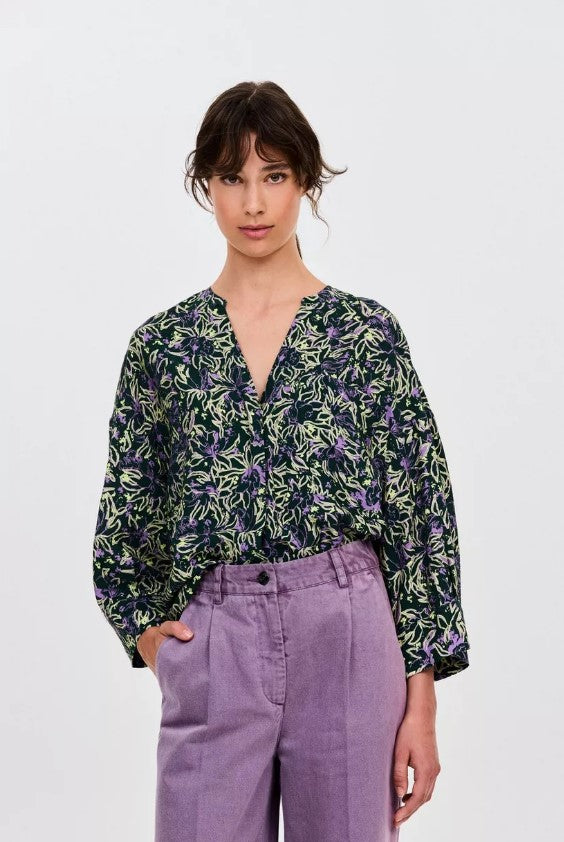 Blouses lange mouw paars CKS