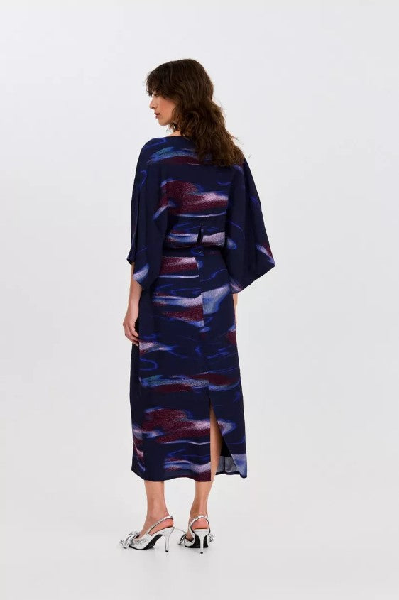 Jurken lange mouw navy CKS