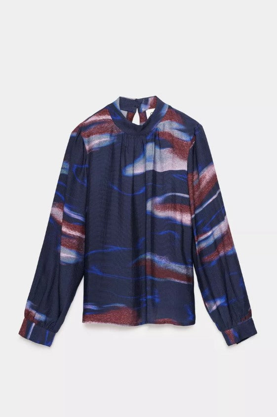 Blouses lange mouw navy CKS