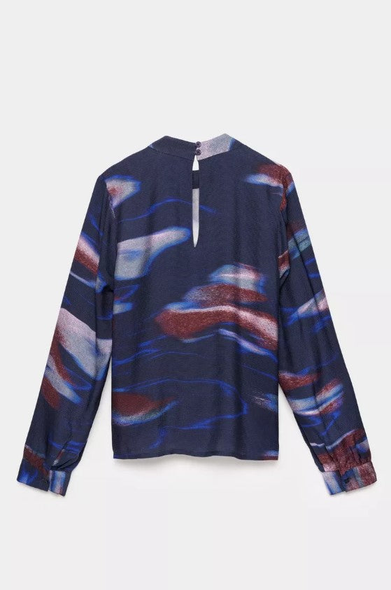 Blouses lange mouw navy CKS