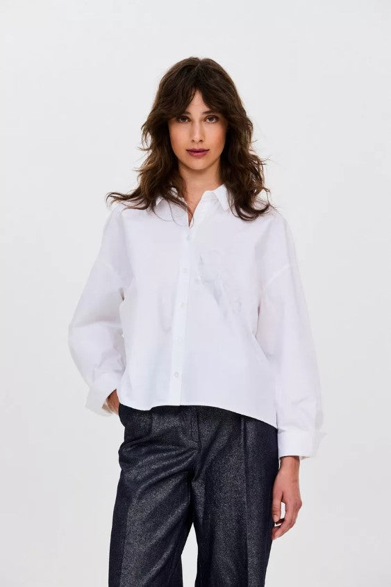 Blouses lange mouw wit CKS