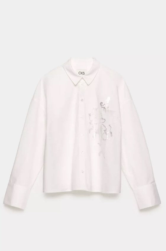 Blouses lange mouw wit CKS