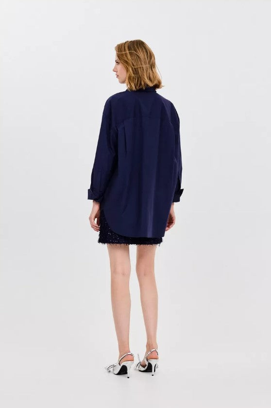 Blouses lange mouw navy CKS