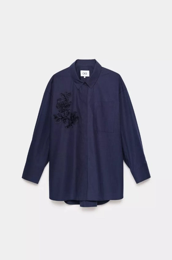 Blouses lange mouw navy CKS
