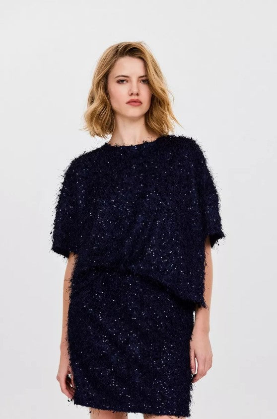 Blouses lange mouw navy CKS