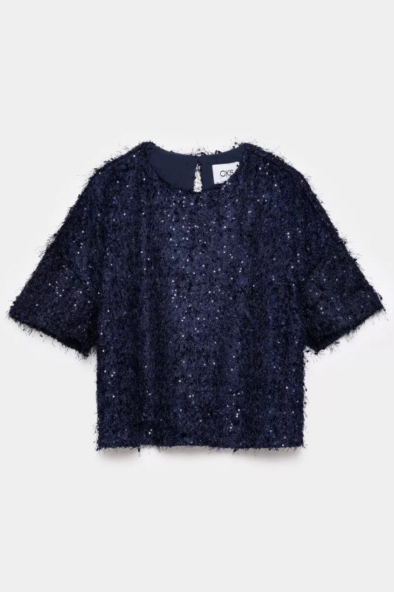 Blouses lange mouw navy CKS