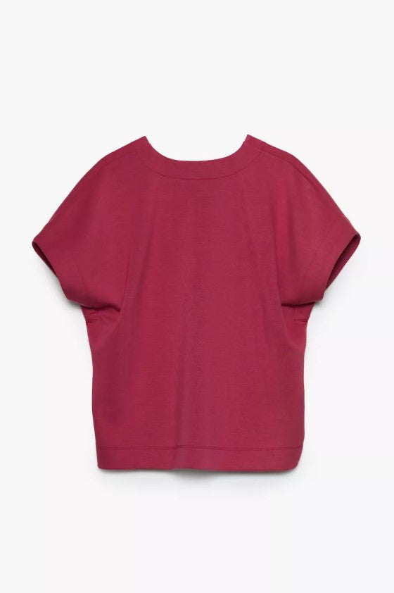 T-shirts korte mouw paars CKS