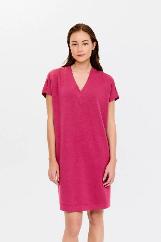 Jurken korte mouw roze CKS