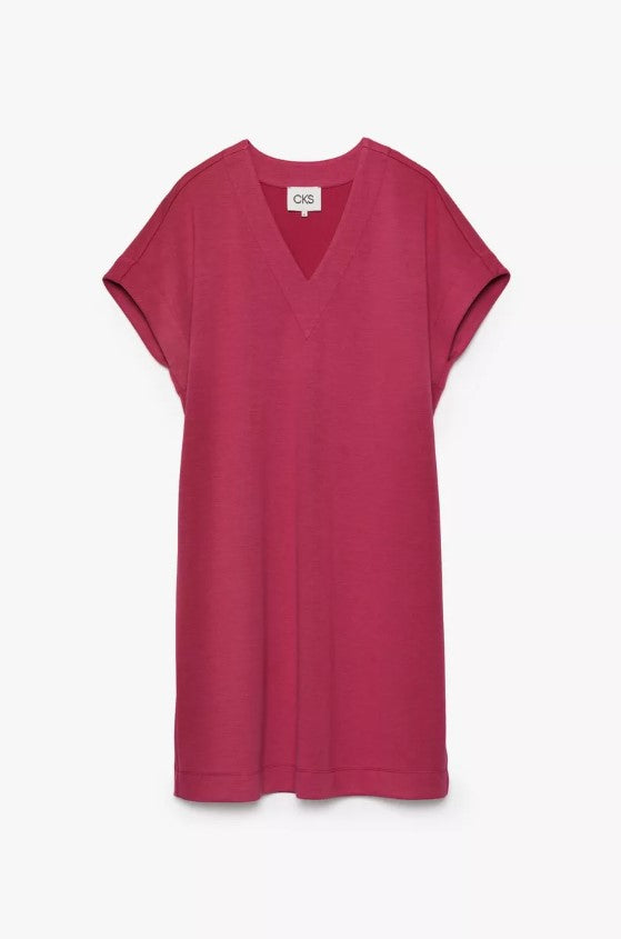 Jurken korte mouw roze CKS