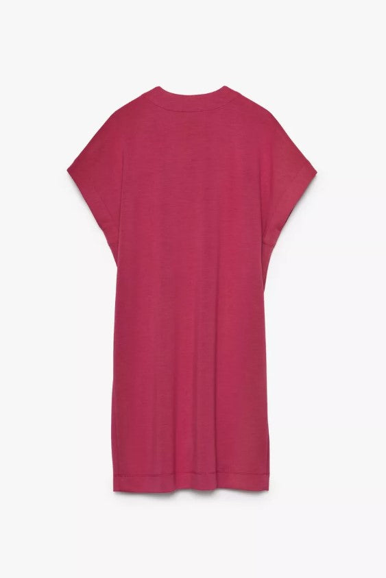 Jurken korte mouw roze CKS