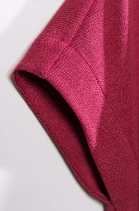 Jurken korte mouw roze CKS