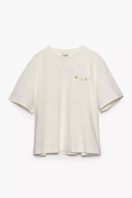 T-shirts korte mouw wit CKS