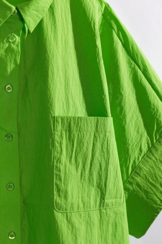 Blouses korte mouw groen CKS