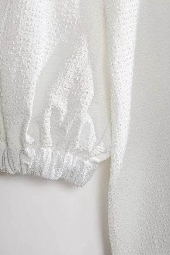 Blouses korte mouw wit CKS