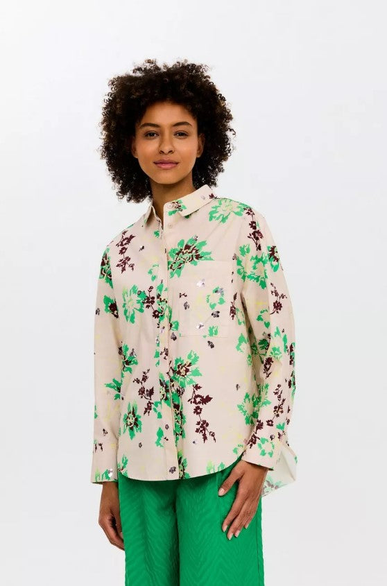 Blouses lange mouw beige CKS