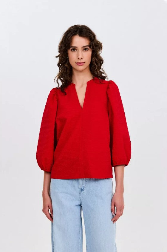 Blouses lange mouw rood CKS