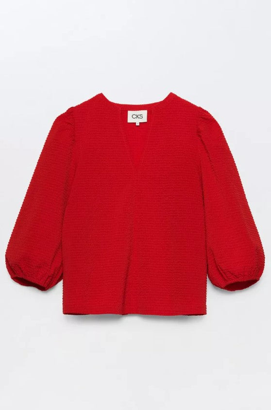 Blouses lange mouw rood CKS