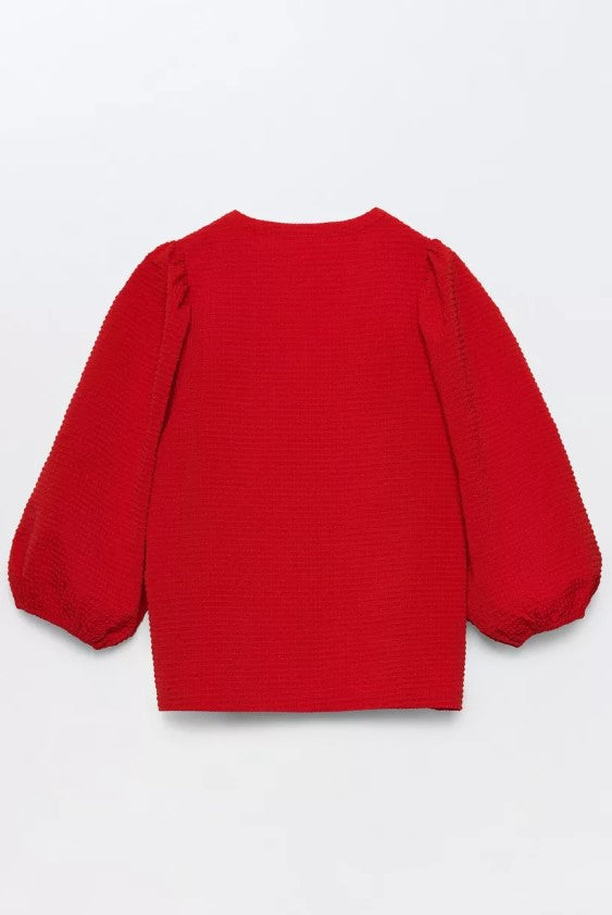 Blouses lange mouw rood CKS