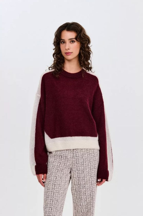 Pulls bordeaux CKS