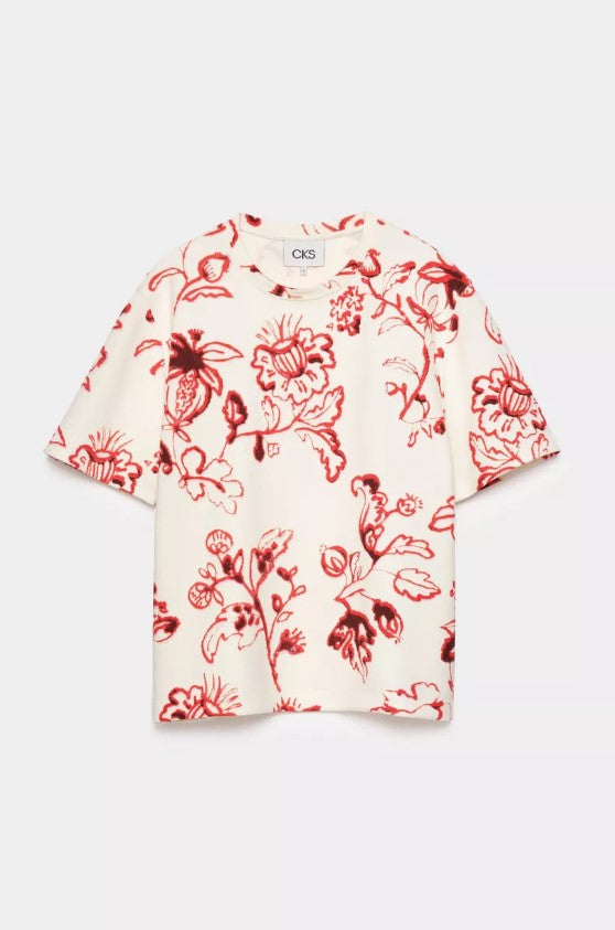 T-shirts korte mouw rood CKS