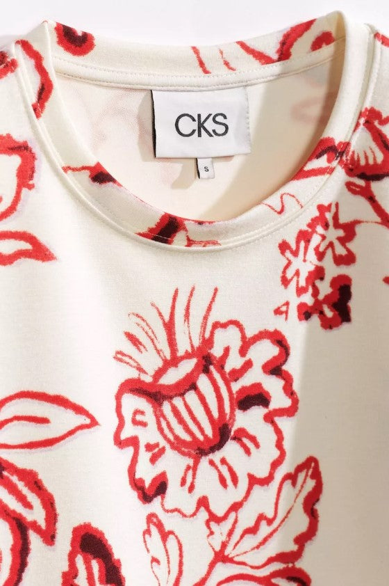 T-shirts korte mouw rood CKS