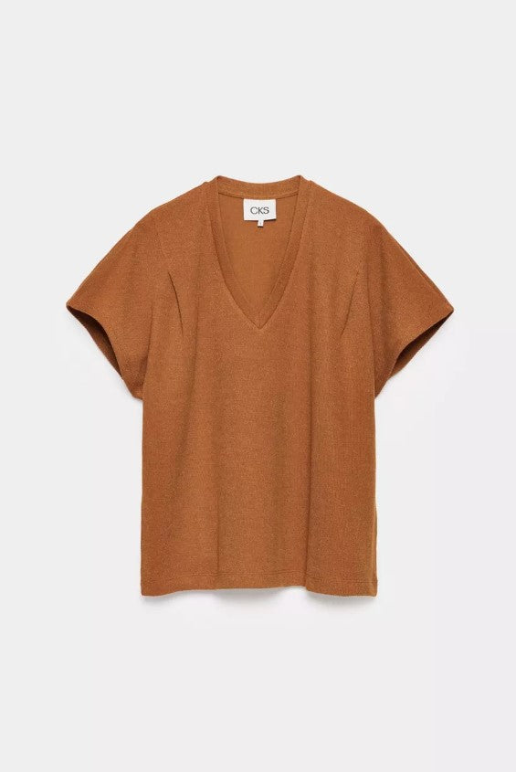 T-shirts korte mouw bruin CKS