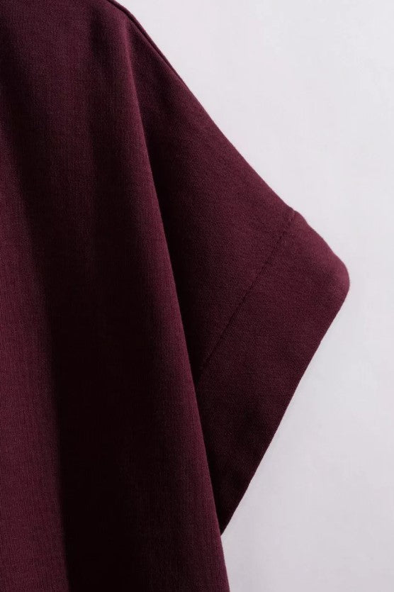 Blouses korte mouw bordeaux CKS