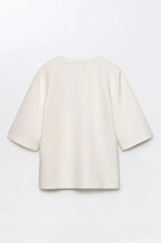 T-shirts lange mouw wit CKS