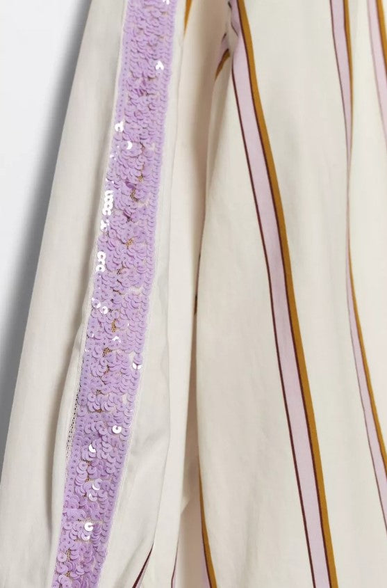 Blouses lange mouw bruin CKS