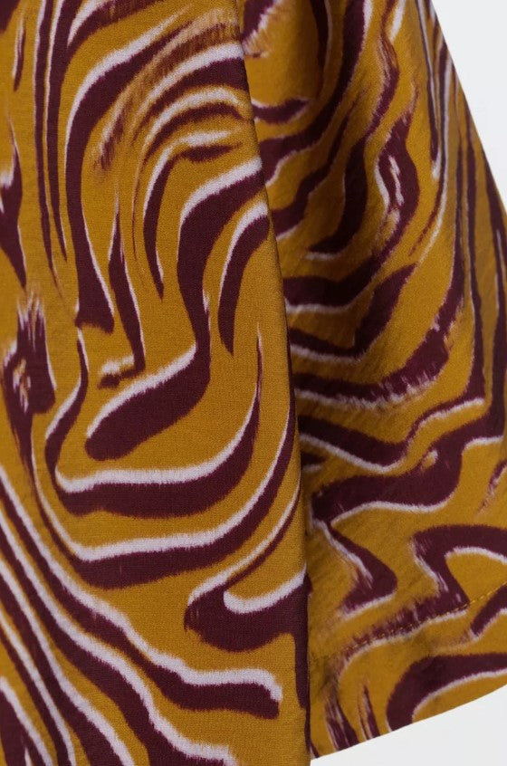 Blouses lange mouw bruin CKS