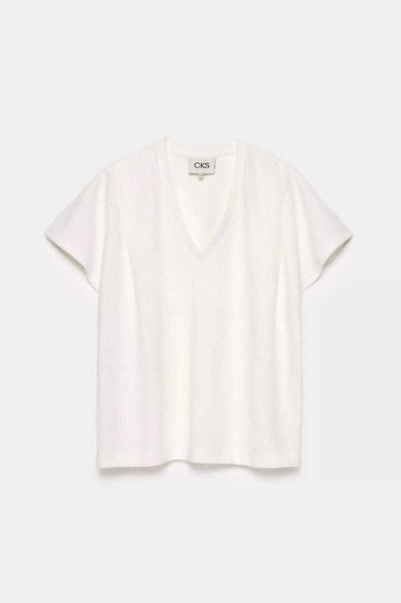 T-shirts korte mouw wit CKS