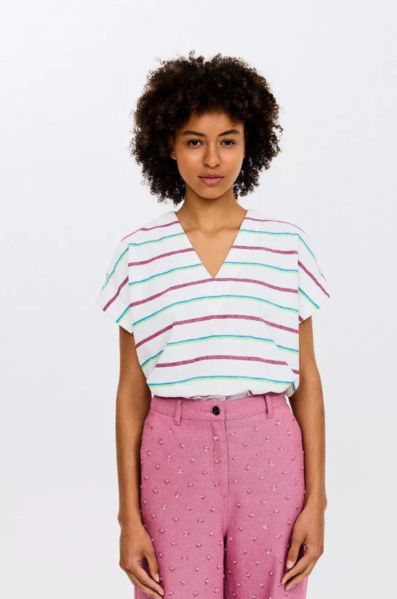 T-shirts korte mouw wit CKS