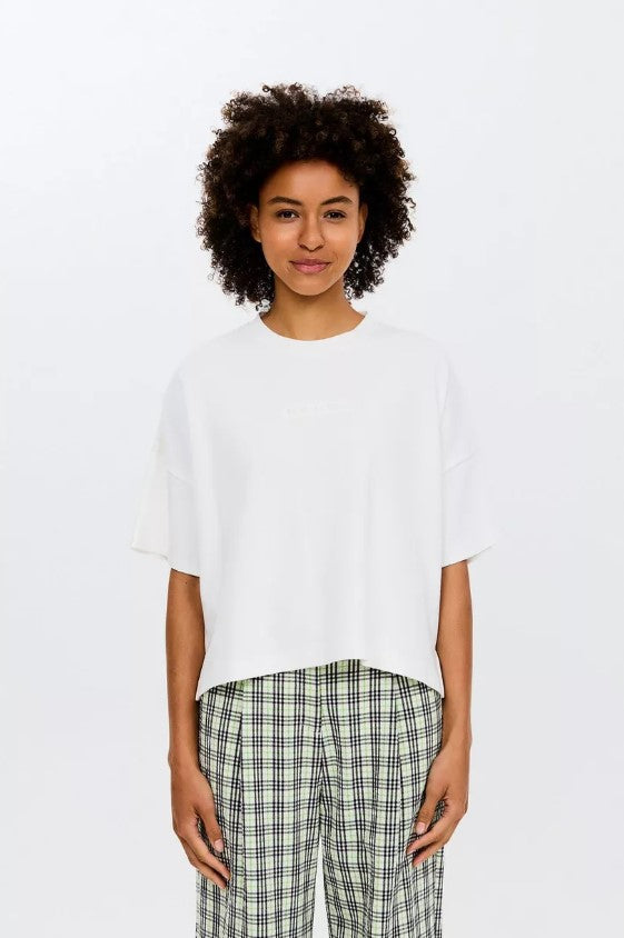 T-shirts korte mouw wit CKS