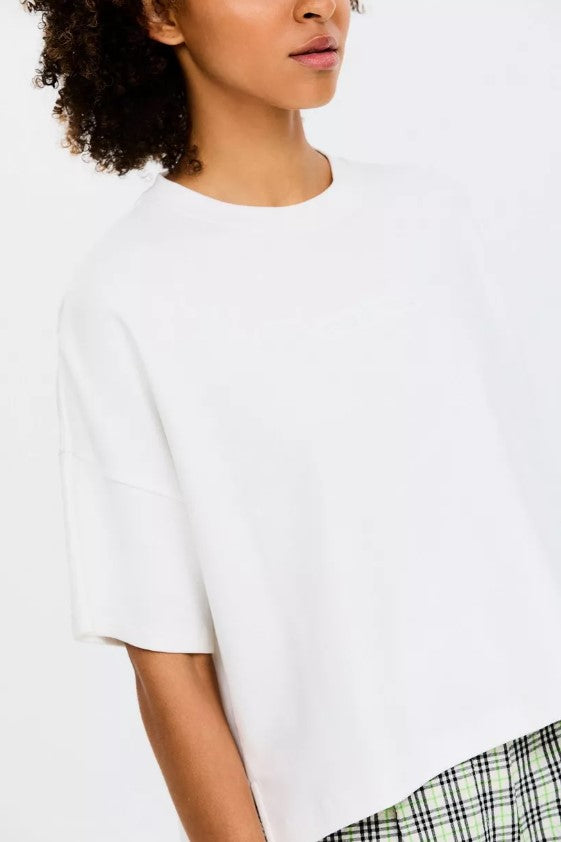 T-shirts korte mouw wit CKS